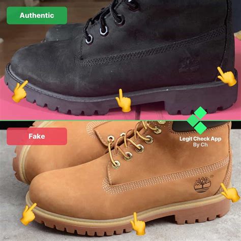 are shoe carnival timberlands fake|counterfeit timberland vs real.